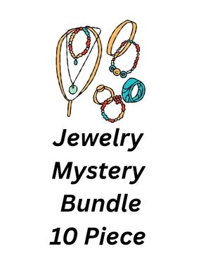 Jewelry Mystery Bundle, 10 Piece Handmade Womens Jewelry